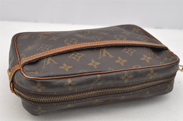 Authentic Louis Vuitton Monogram Compiegne 23 Clutch Hand Bag M51847 LV 2551I