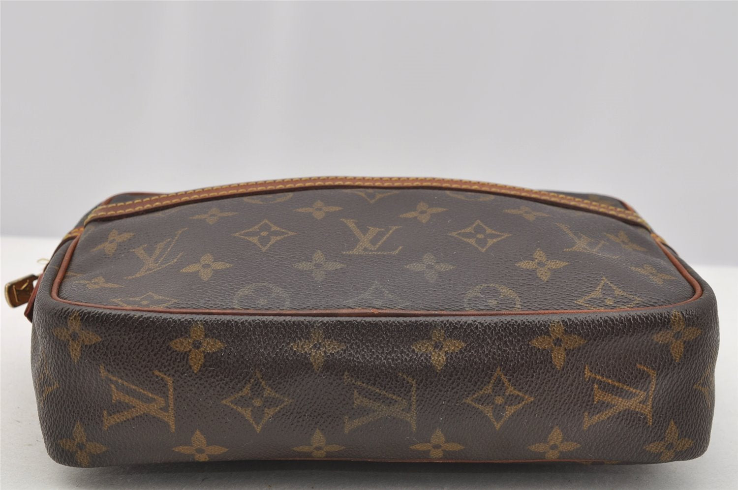 Authentic Louis Vuitton Monogram Compiegne 23 Clutch Hand Bag M51847 LV 2551I