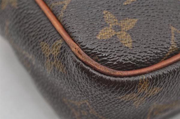 Authentic Louis Vuitton Monogram Compiegne 23 Clutch Hand Bag M51847 LV 2551I