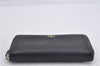 Authentic GUCCI Petite Mormont Zip Long Wallet Purse Leather 456117 Black 2552F