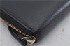 Authentic GUCCI Petite Mormont Zip Long Wallet Purse Leather 456117 Black 2552F