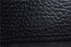 Authentic GUCCI Petite Mormont Zip Long Wallet Purse Leather 456117 Black 2552F