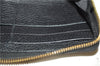 Authentic GUCCI Petite Mormont Zip Long Wallet Purse Leather 456117 Black 2552F