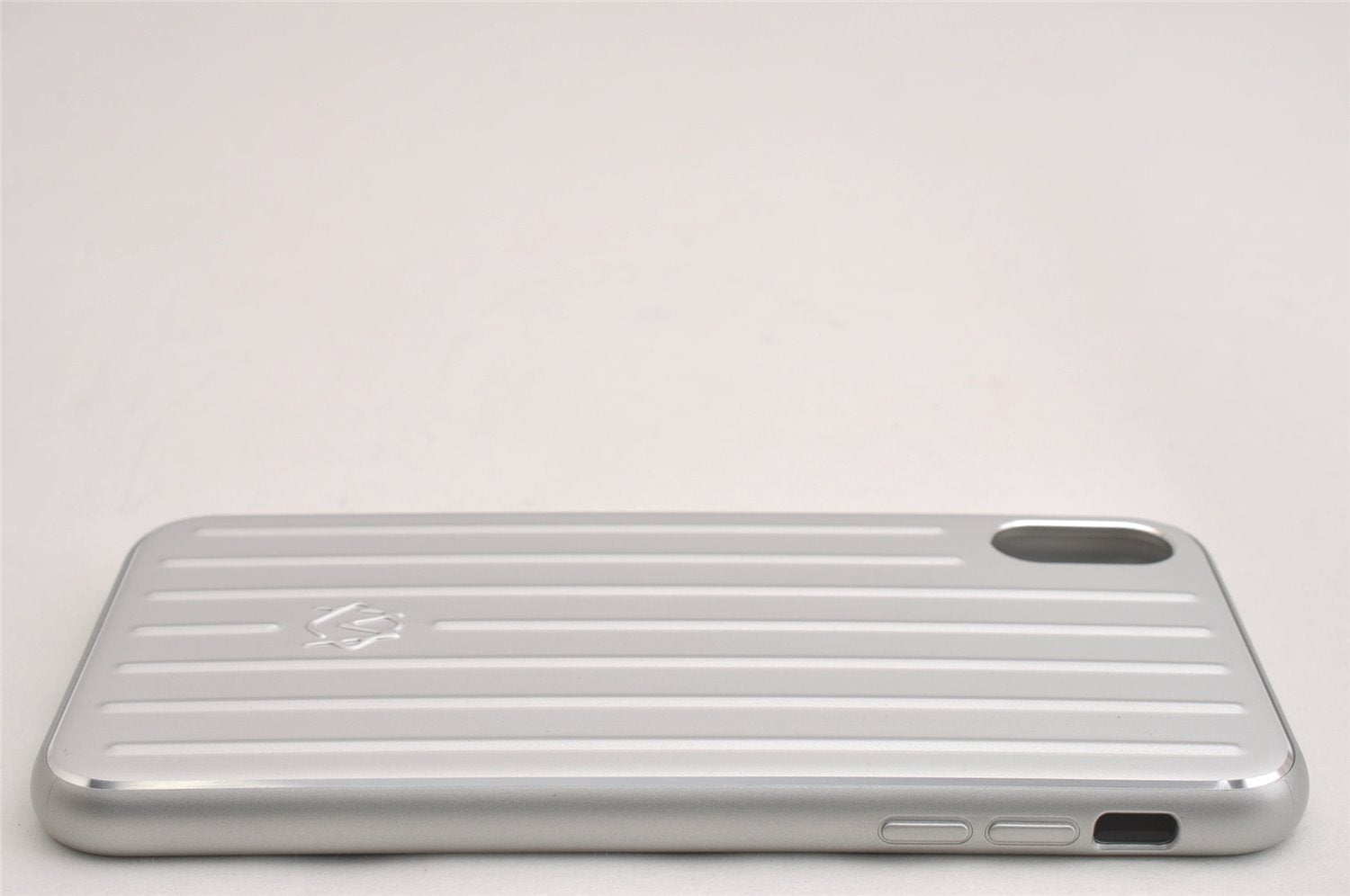 Authentic RIMOWA Groove Aluminum iPhone Xs Max Case Silver New 4Set Box 2552I