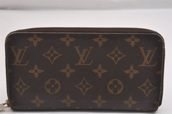 Authentic Louis Vuitton Monogram Zippy Wallet Long Purse Pink M41894 LV 2553I