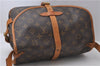 Auth Louis Vuitton Monogram Saumur 30 Shoulder Cross Body Bag M42256 LV 2554D