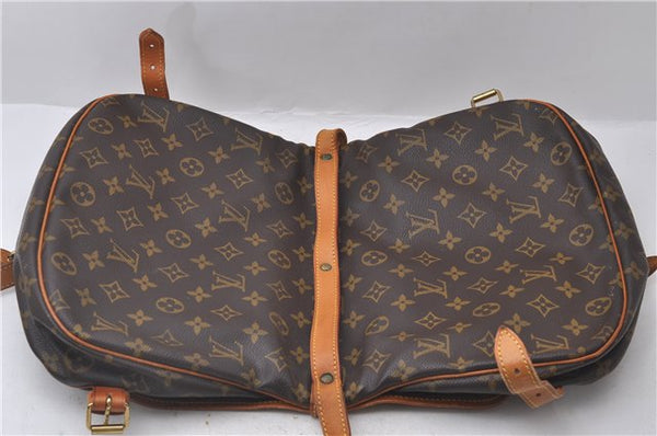Auth Louis Vuitton Monogram Saumur 30 Shoulder Cross Body Bag M42256 LV 2554D