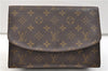Authentic Louis Vuitton Monogram Pochette Rabat Clutch Bag M51940 LV 2555E