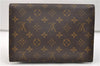 Authentic Louis Vuitton Monogram Pochette Rabat Clutch Bag M51940 LV 2555E