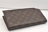 Authentic Louis Vuitton Monogram Pochette Rabat Clutch Bag M51940 LV 2555E
