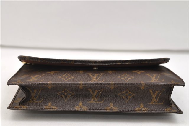 Authentic Louis Vuitton Monogram Pochette Rabat Clutch Bag M51940 LV 2555E