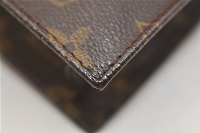 Authentic Louis Vuitton Monogram Pochette Rabat Clutch Bag M51940 LV 2555E