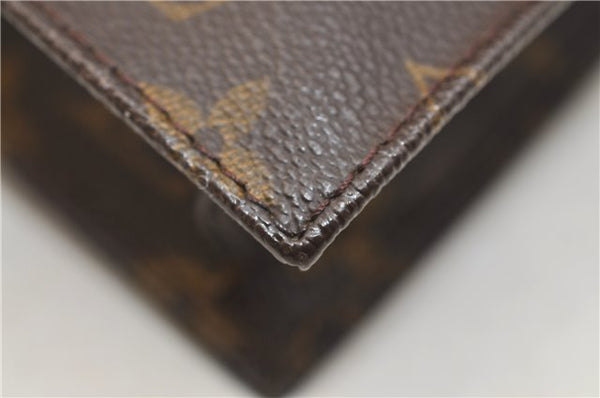 Authentic Louis Vuitton Monogram Pochette Rabat Clutch Bag M51940 LV 2555E