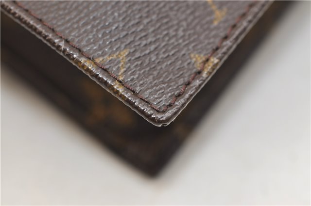 Authentic Louis Vuitton Monogram Pochette Rabat Clutch Bag M51940 LV 2555E