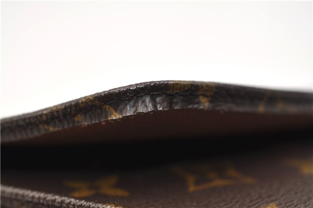 Authentic Louis Vuitton Monogram Pochette Rabat Clutch Bag M51940 LV 2555E