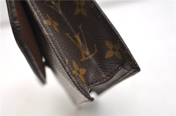 Authentic Louis Vuitton Monogram Pochette Rabat Clutch Bag M51940 LV 2555E