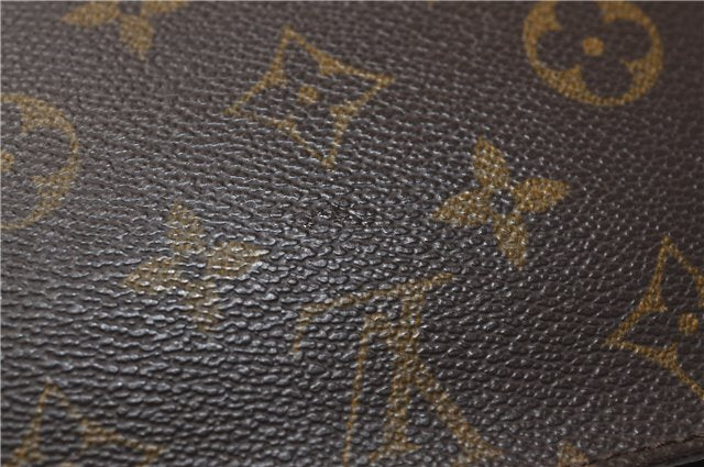 Authentic Louis Vuitton Monogram Pochette Rabat Clutch Bag M51940 LV 2555E
