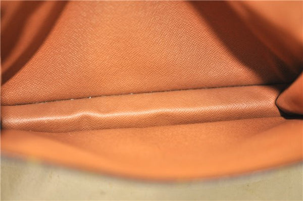 Authentic Louis Vuitton Monogram Pochette Rabat Clutch Bag M51940 LV 2555E