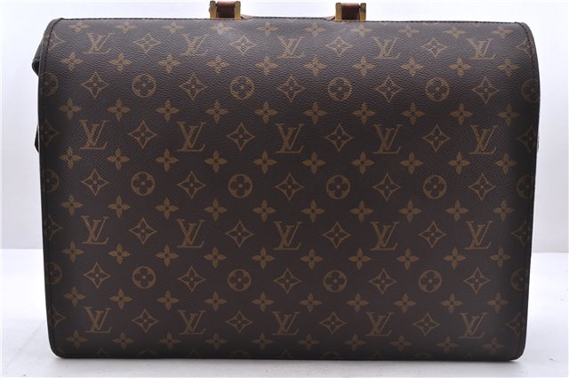 Authentic Louis Vuitton Monogram Serviette Fermoir Briefcase M53305 LV 2556E