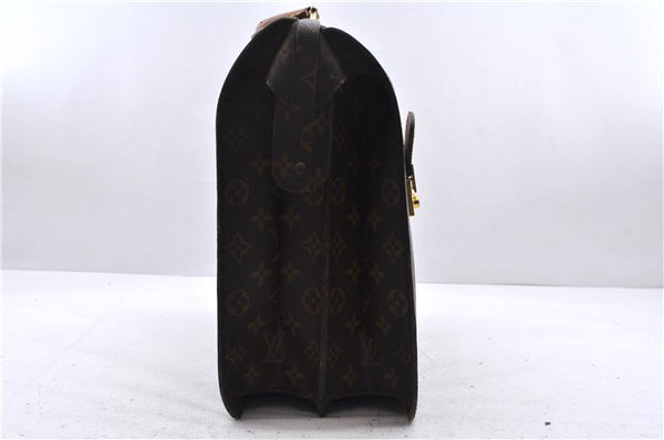 Authentic Louis Vuitton Monogram Serviette Fermoir Briefcase M53305 LV 2556E