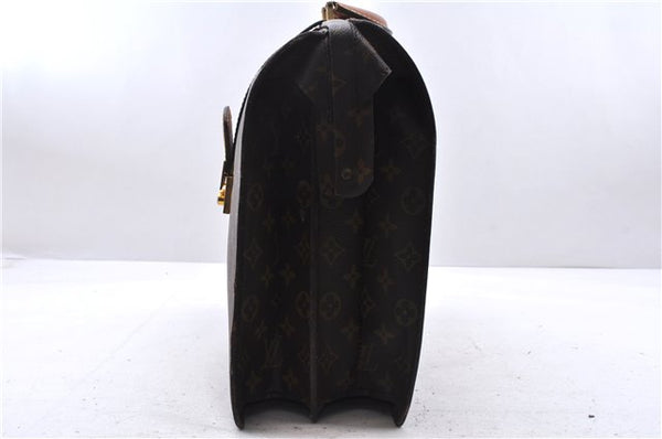 Authentic Louis Vuitton Monogram Serviette Fermoir Briefcase M53305 LV 2556E