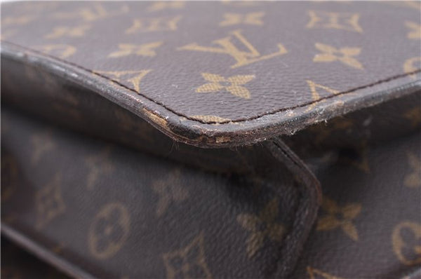 Authentic Louis Vuitton Monogram Serviette Fermoir Briefcase M53305 LV 2556E