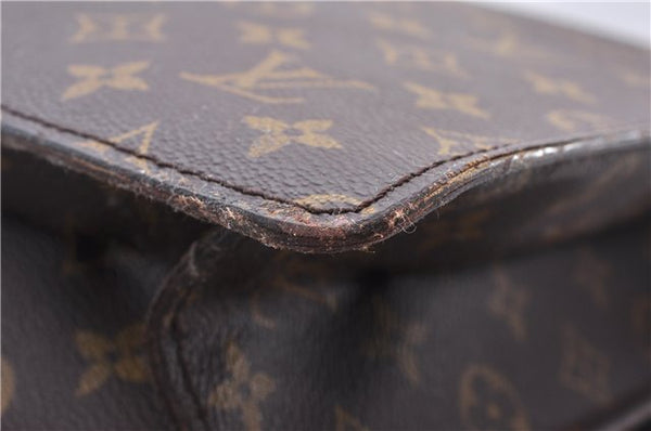 Authentic Louis Vuitton Monogram Serviette Fermoir Briefcase M53305 LV 2556E