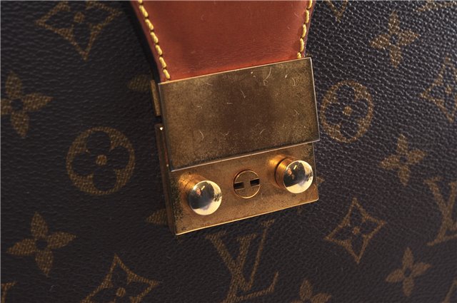 Authentic Louis Vuitton Monogram Serviette Fermoir Briefcase M53305 LV 2556E