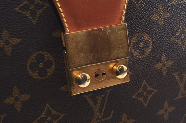 Authentic Louis Vuitton Monogram Serviette Fermoir Briefcase M53305 LV 2556E