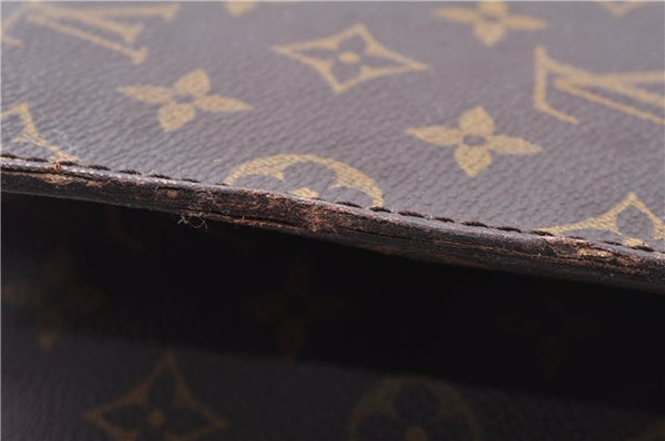 Authentic Louis Vuitton Monogram Serviette Fermoir Briefcase M53305 LV 2556E