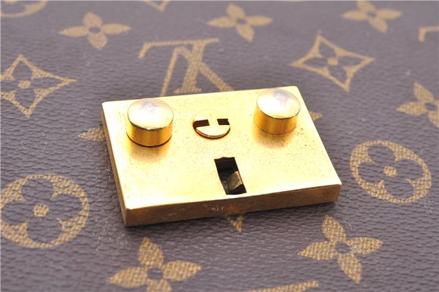 Authentic Louis Vuitton Monogram Serviette Fermoir Briefcase M53305 LV 2556E