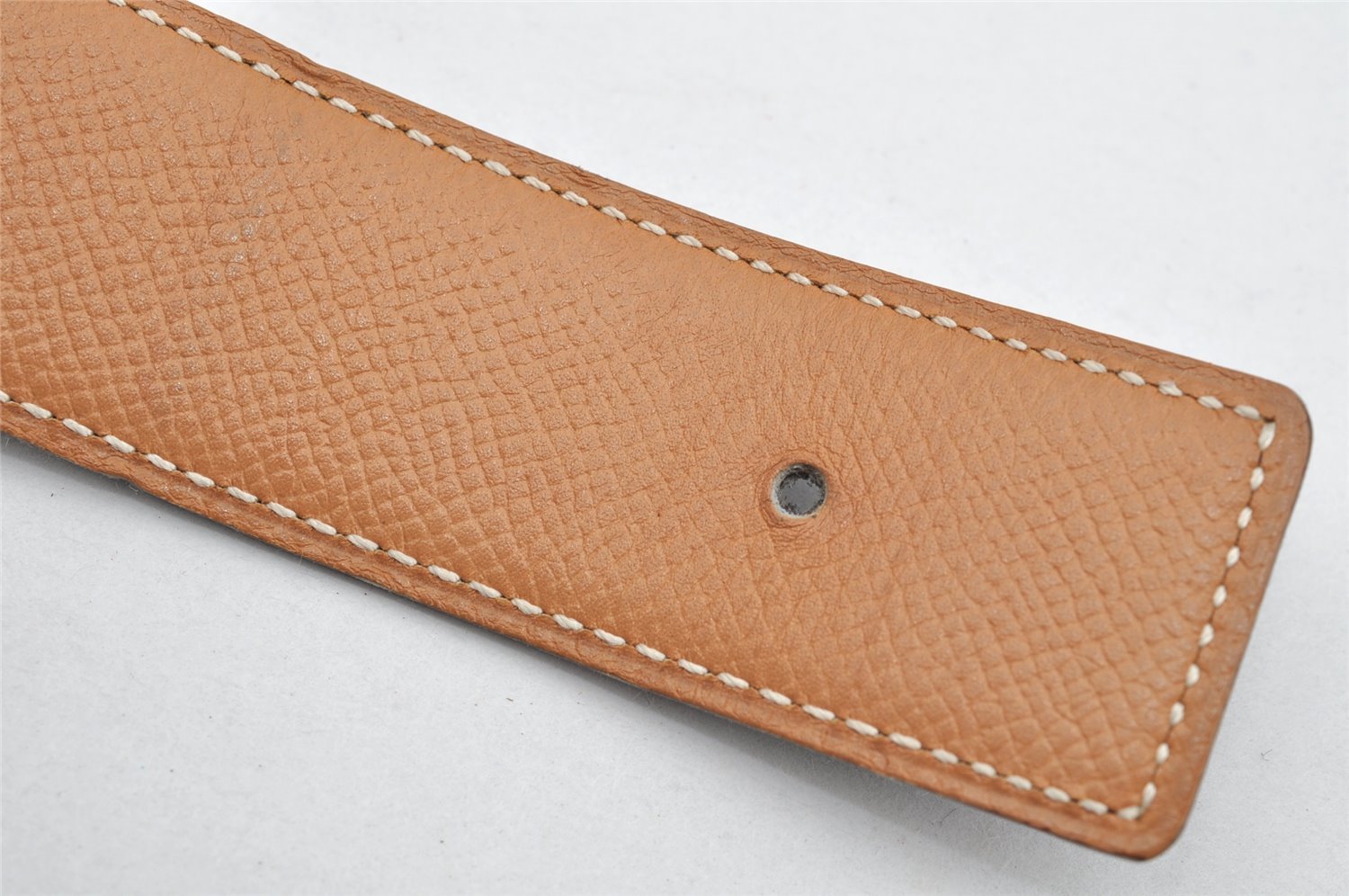 Authentic HERMES Constance Leather Belt Size 70cm 27.6