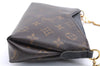 Auth Louis Vuitton Monogram Pallas Clutch Shoulder Hand Bag M44058 Black 2558E