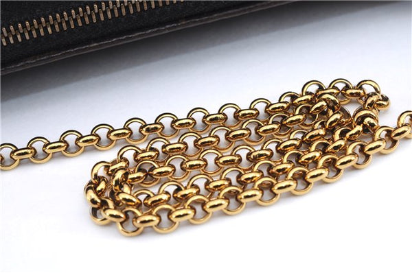 Auth Louis Vuitton Monogram Pallas Clutch Shoulder Hand Bag M44058 Black 2558E