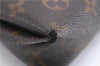 Auth Louis Vuitton Monogram Pallas Clutch Shoulder Hand Bag M44058 Black 2558E