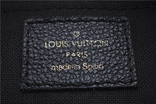 Auth Louis Vuitton Monogram Pallas Clutch Shoulder Hand Bag M44058 Black 2558E