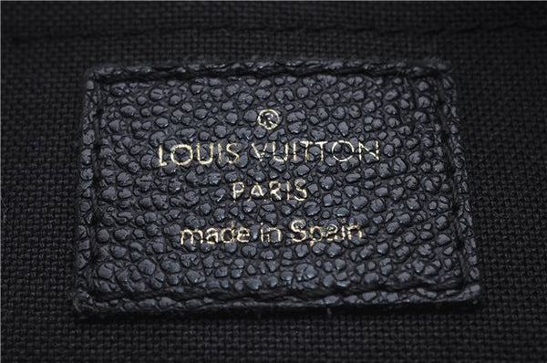 Auth Louis Vuitton Monogram Pallas Clutch Shoulder Hand Bag M44058 Black 2558E