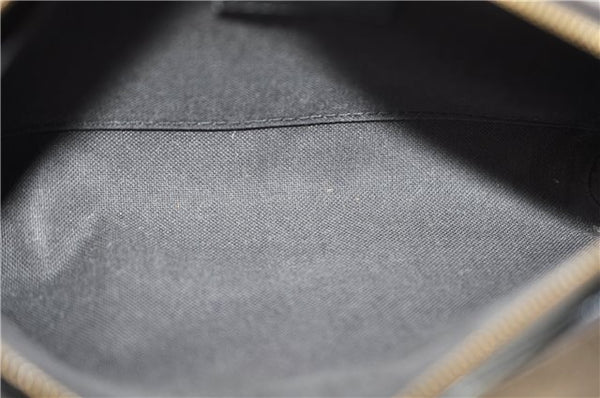 Auth Louis Vuitton Monogram Pallas Clutch Shoulder Hand Bag M44058 Black 2558E