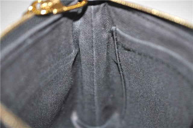 Auth Louis Vuitton Monogram Pallas Clutch Shoulder Hand Bag M44058 Black 2558E