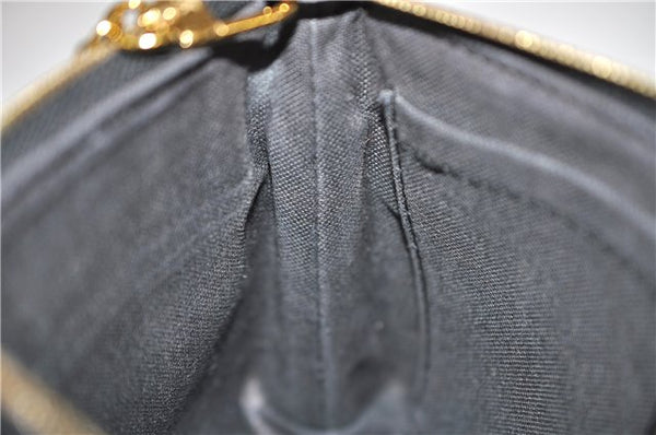 Auth Louis Vuitton Monogram Pallas Clutch Shoulder Hand Bag M44058 Black 2558E