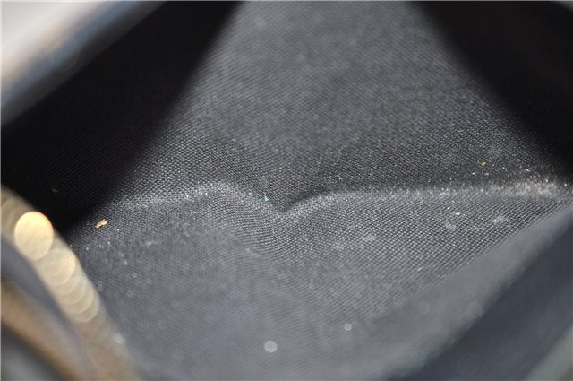 Auth Louis Vuitton Monogram Pallas Clutch Shoulder Hand Bag M44058 Black 2558E