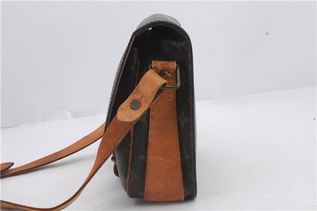 Auth Louis Vuitton Monogram Cartouchiere MM Shoulder Cross Bag M51253 LV 2560D