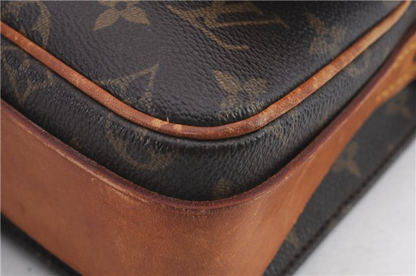 Auth Louis Vuitton Monogram Cartouchiere MM Shoulder Cross Bag M51253 LV 2560D