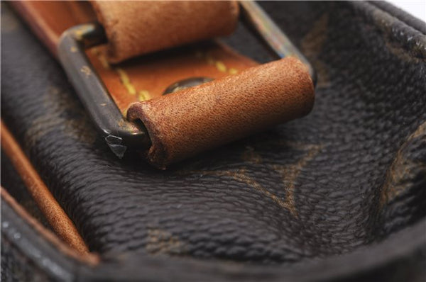 Auth Louis Vuitton Monogram Cartouchiere MM Shoulder Cross Bag M51253 LV 2560D