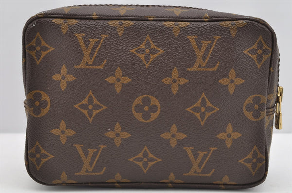 Authentic Louis Vuitton Monogram Trousse Toilette 18 Clutch Bag M47526 LV 2560I