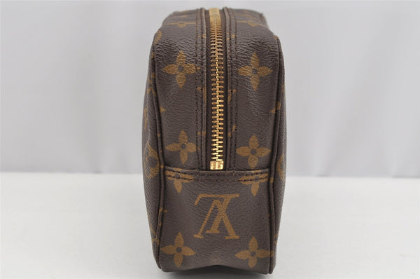 Authentic Louis Vuitton Monogram Trousse Toilette 18 Clutch Bag M47526 LV 2560I