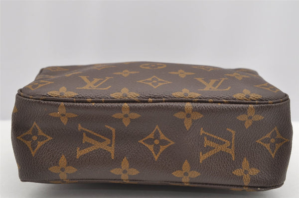 Authentic Louis Vuitton Monogram Trousse Toilette 18 Clutch Bag M47526 LV 2560I