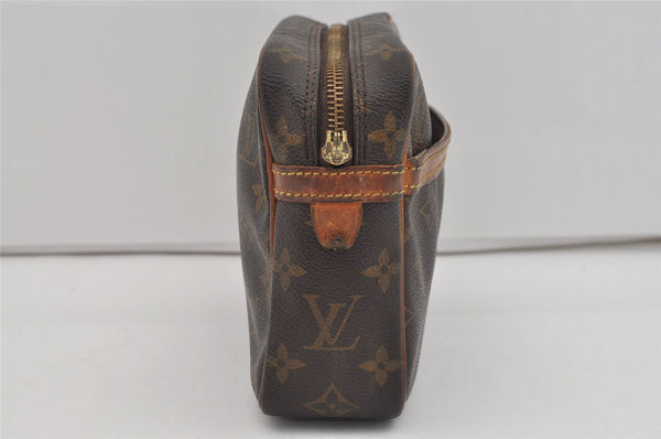 Authentic Louis Vuitton Monogram Compiegne 23 Clutch Hand Bag M51847 Junk 2561I