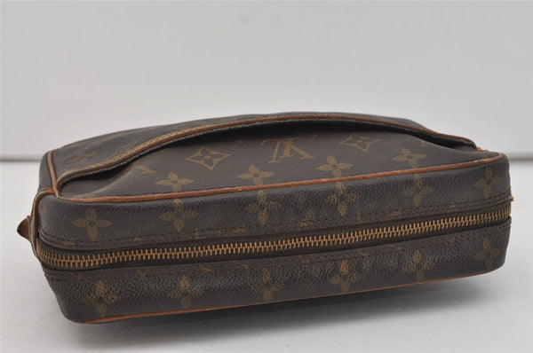 Authentic Louis Vuitton Monogram Compiegne 23 Clutch Hand Bag M51847 Junk 2561I