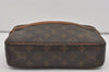 Authentic Louis Vuitton Monogram Compiegne 23 Clutch Hand Bag M51847 Junk 2561I